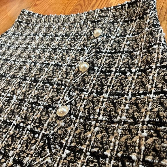 Tweed pencil skirt women’s XL US 12 fall winter SHEIN - Picture 2 of 6